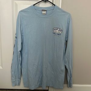 Mens Ron Jon Surf Shop long sleeve shirt - Size: Medium - Light Blue.